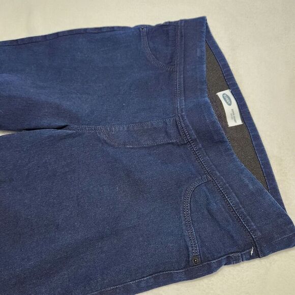 Old Navy Super Skinny Jeans Size 14 Short Navy Blue Stretch Mid-rise - Picture 10 of 13